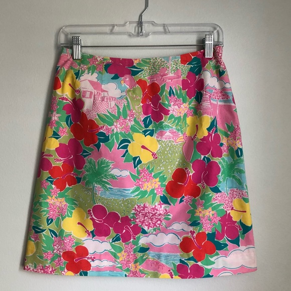 Lilly Pulitzer Dresses & Skirts - Lilly Pulitzer Tropical Print Skirt